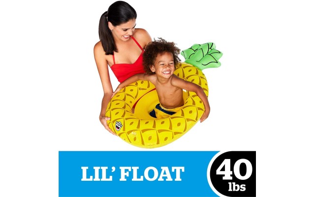 BigMouth inc. Water Float – Pool Float for Kids Age 1-3, Petite Pineapple
