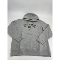 Billabong Premium Men’s Arch Fill Hoodie (Gray, Large)