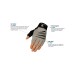  Men’s Fingerless Cross Training Fitness Gloves, Gray, Medium