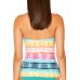 Bleu Rod Beattie Womens Swimwear Tankini Tie-Dyed Top, Blue, 4
