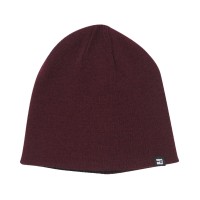 Block Hats Men’s Reversible Knit Beanie (Red)
