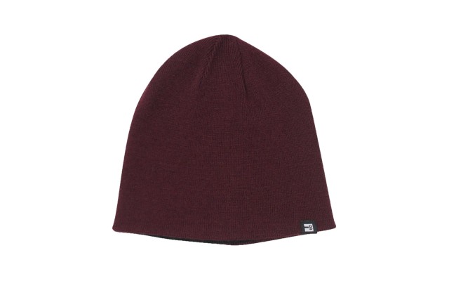  Men’s Reversible Knit Beanie (Red)