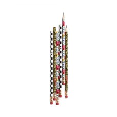 Bloomingdale’s Bloomie’s Pencil Set of 6 Floral Leopard Op Art