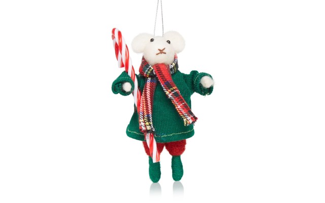 Bloomingdale’s Mouse and Candy Cane Ornament