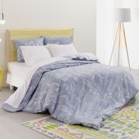 Bluebellgray Fleur Duvet Cover Sets, Blue, King