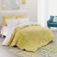 Bluebellgray Fleur Duvet Cover Sets, Chartreuse, Full/Queen