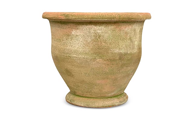  Potier Clay Pot, Verde Natural