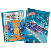 BOX CANDIY Totally Race Cars Build and Go! Pull-Back Car Racing Kit in Keepsake