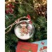  Totally Santa Ornament Set, Santa Gingerbread Village Ornament, 9.06
