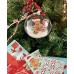  Totally Santa Ornament Set, Santa Gingerbread Village Ornament, 9.06