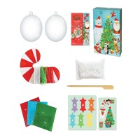 Box Candiy Totally Santa Ornament Set, Santa Christmas Tree Ornament, 9.06