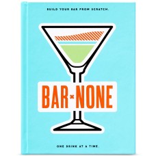 Brass Monkey Bar None Drink Journal, Blue, 4.3″W x 5.75″H