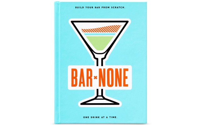 Bar None Drink Journal, Blue, 4.3″W x 5.75″H