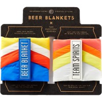 Brass Monkey Brass Money Puffy-Vest Koozie, Multicolor, 9.75″ x 3.75″