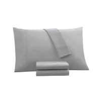 Brixton Ave1200 Thread Count Triblend King 6Pc Sheet Set, Gray, King
