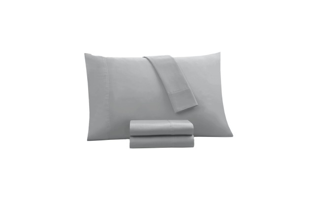 1200 Thread Count Triblend King 6Pc Sheet Set, Gray, King