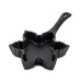  Mini Cast Iron Skillet – Snowflake, Black, 9.5″ L x 5.5″