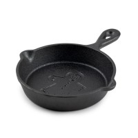 Brooklyn Steel Co. Mini Cast Iron Skillet-Gingerbread, Black
