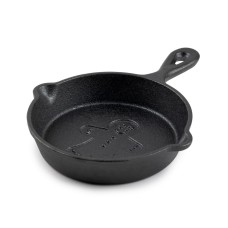 Brooklyn Steel Co. Mini Cast Iron Skillet-Gingerbread, Black
