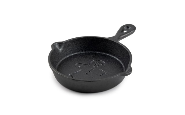  Mini Cast Iron Skillet-Gingerbread, Black