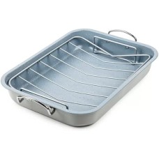 Brooklyn Steel Co. Retrograde Roaster & Rack, Navy