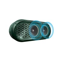 Brookstone Moss Pill Speakers, Green