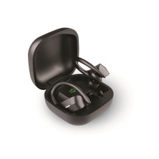 Brookstone SportCharge True Wireless Bluetooth Earbuds – Black