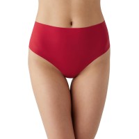 B.tempt’d by Wacoal Women’s b.Bare Hi Waist Thong, Haute Red, X-Large