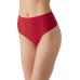 B.tempt’d Women’s b.Bare Hi Waist Thong, Haute Red, X-Large
