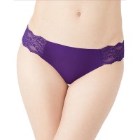 B.tempt’d Women’s B.Bare Thong Panty, Grape Royale, Small