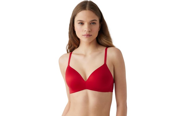 B.tempt’d Women’s Future Foundation Wire Free Convertible T-Shirt Bra, Haute Red, 34D
