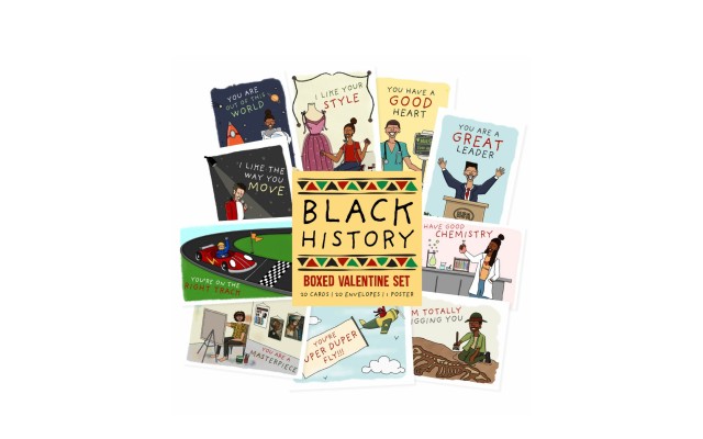 By Ms James Black History Valentine Boxed Card Set, Multi, 4.75″ x 3.25″