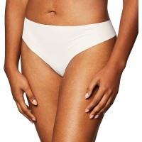 Calvin Klein D3428 Women s Invisibles Thongs, Nymphs Thigh, Medium