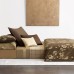  Golden Vines Luster Bands Fitted Sheet, King