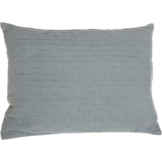 Calvin Klein Home Reverse Tucks Pillow, Gray, 12×16