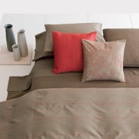 Calvin Klein Home Studio Florence Stitch Fitted Sheet, King, Reed