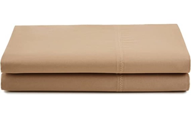  Home Studio Florence Stitch Pillowcase, Pair, Reed, STANDARD