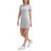  Jeans Crewneck Mini Dress, Pearl Heather Grey M