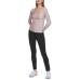  Square-Neck Shimmer Top, Light Pink/M