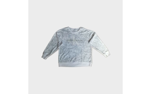  Womens Cobra Pullover Sweatshirt, Silver/XL