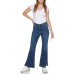  Women’s High-Rise Flared Slit-Hem Jeans, Vero, 24