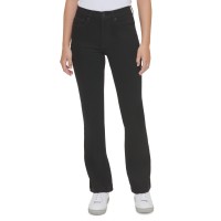 Calvin Klein Jeans Women’s High-Rise Bootcut Jeans, Black, 24