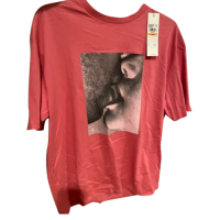 Calvin Klein Men’s Graphic-Print T-Shirt, Rapture Rose, XX-Large