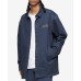  Men's Relaxed Fit Box Logo Shirts, Navy, Large