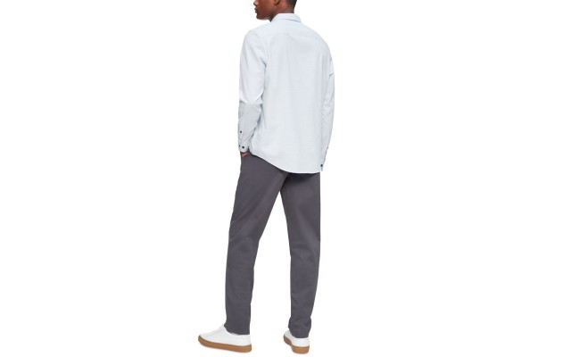  Men;s Straight-Fit Stretch Chino Pants, Gray, 33X30