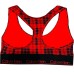  Modern Cotton Unlined Wireless Bralette, Rouge, Large