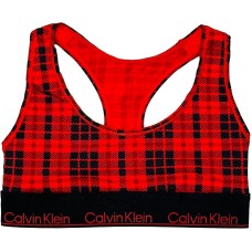 Calvin Klein Modern Cotton Unlined Wireless Bralette, Rouge, X-Small