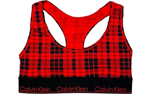  Modern Cotton Unlined Wireless Bralette, Rouge, X-Small