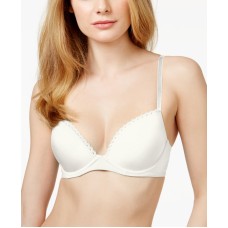 Calvin Klein Seductive Comfort Customized Lift Push-Up Bralette, Ivory, 32DDD
