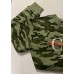  Womens Camo Pullover, Green, Medium